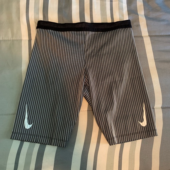 Nike Running Dri Fit Mens Small Aeroswift Racing Half Tights Black And White - Picture 1 of 13